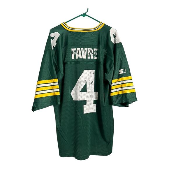Vtg Green Bay Packers Champion Brett Favre Football NFL Jersey Adult 48 Large #4 - Picture 4 of 4